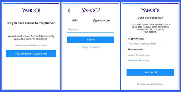 Yahoo Messenger Login via e-mail