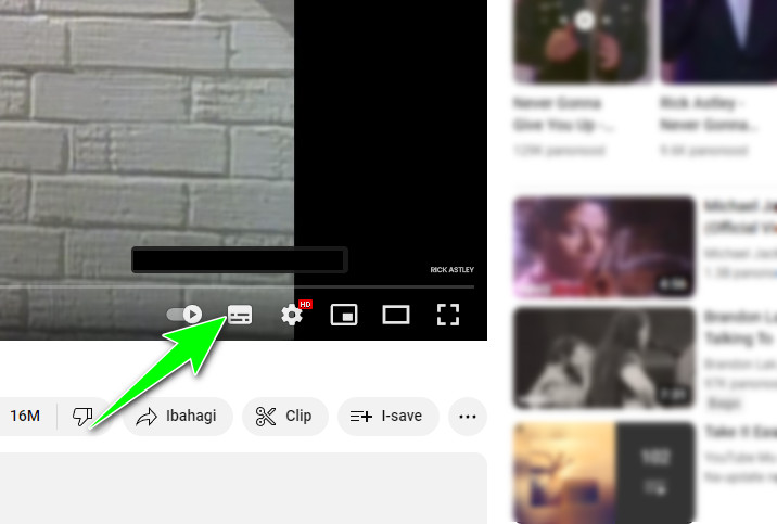 Open CC on YouTube