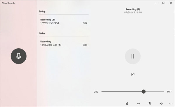 Windows 음성 녹음기