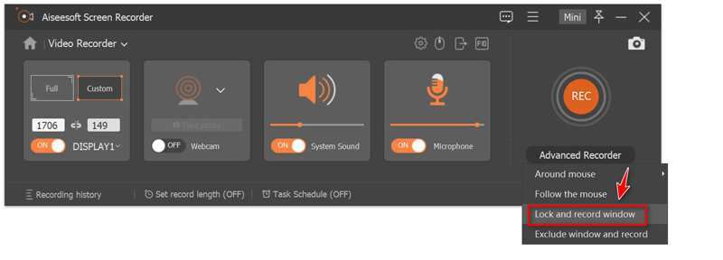 Okno Advanced Recorder Lock
