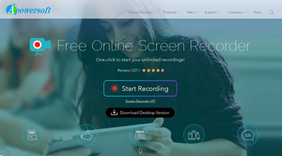 Apowersoft Screen Recorder online gratuito