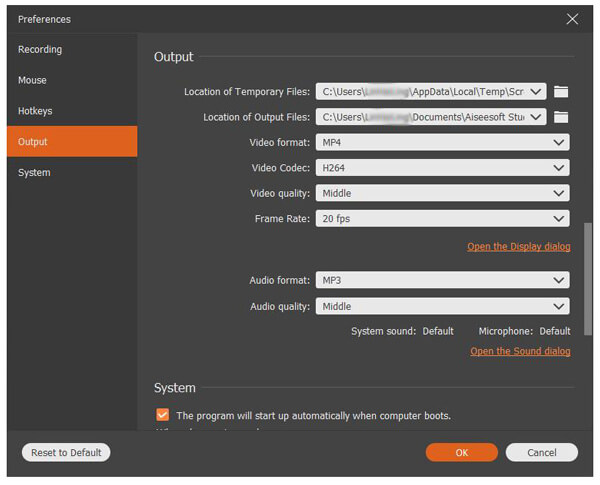 Indstil MP3-format