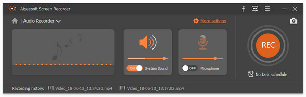 Get audio settings