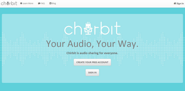 Interface af Chirbit