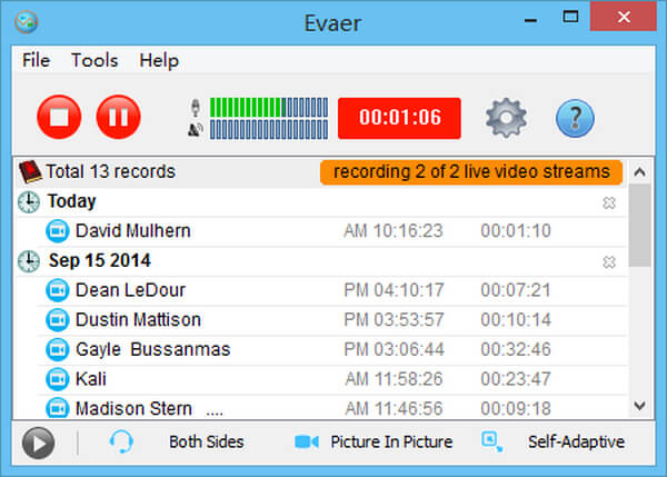 Registratore Skype Evaer