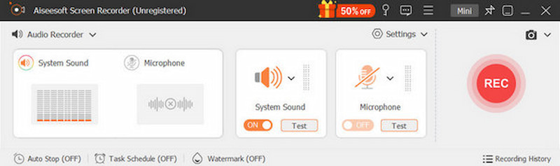 Record Sound from System Audio