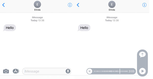 iMessages taleopptaker