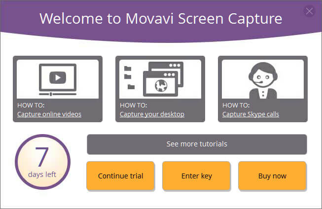 Захват экрана Movavi