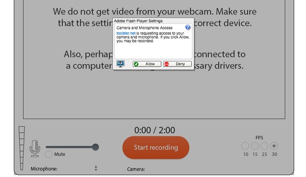 Videoregistratore online per webcam