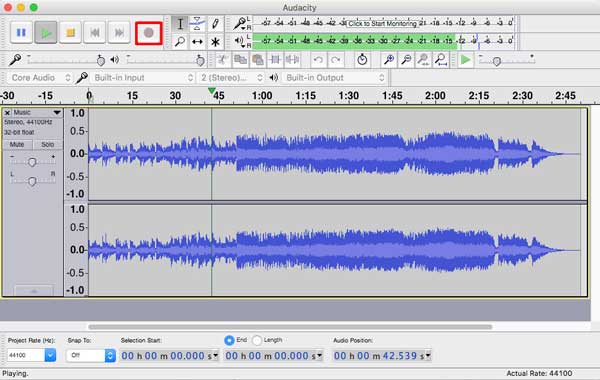 Audacity ile ses kaydı