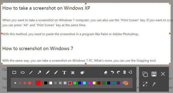 Take a Screenshot on Lenovo with Screen Recorder