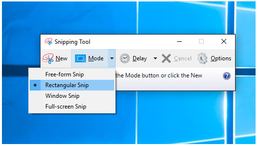 Pillanatkép a Toshibáról a Snipping Tool segítségével