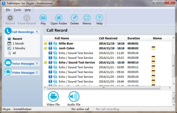 TalkHelper Skype Call Caller