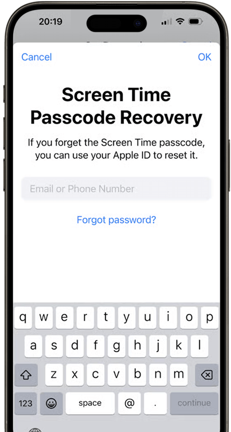 Recover Screen Time