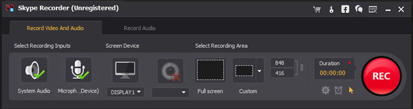 Aiseesoft Skype Recorder screenshot