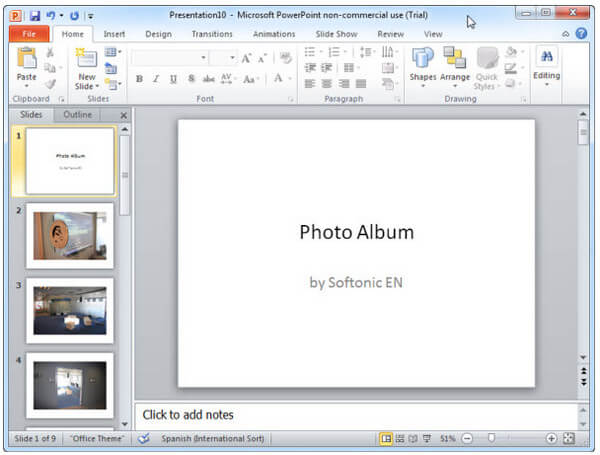 Opret slideshow i PowerPoint