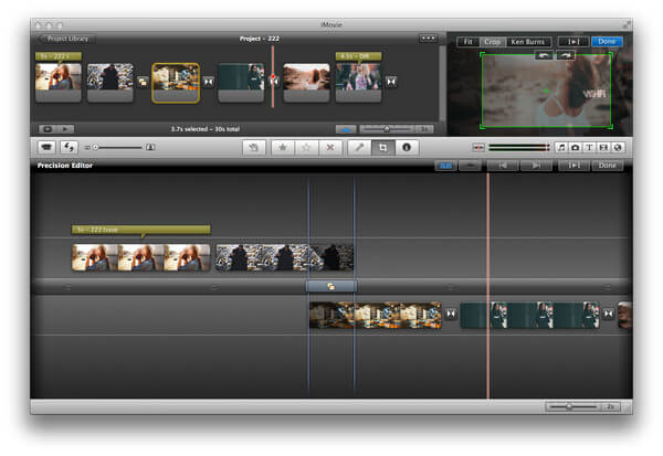 Crop Video on iMovie