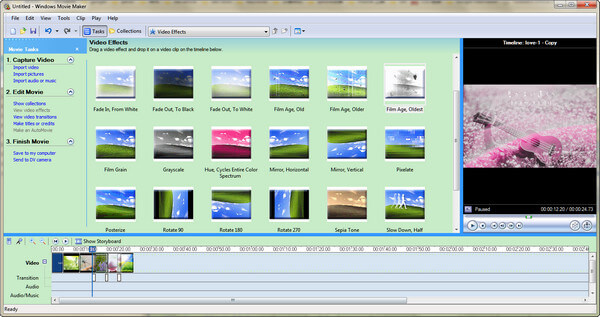 A Windows Movie Maker