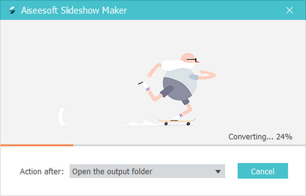 create slideshow with music