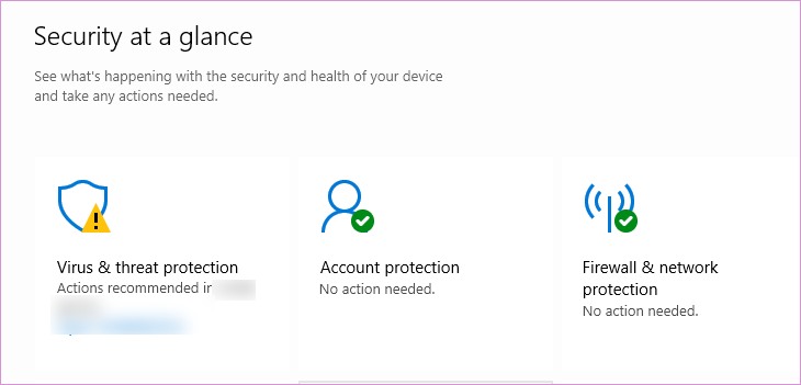 Virus And Threat Protection