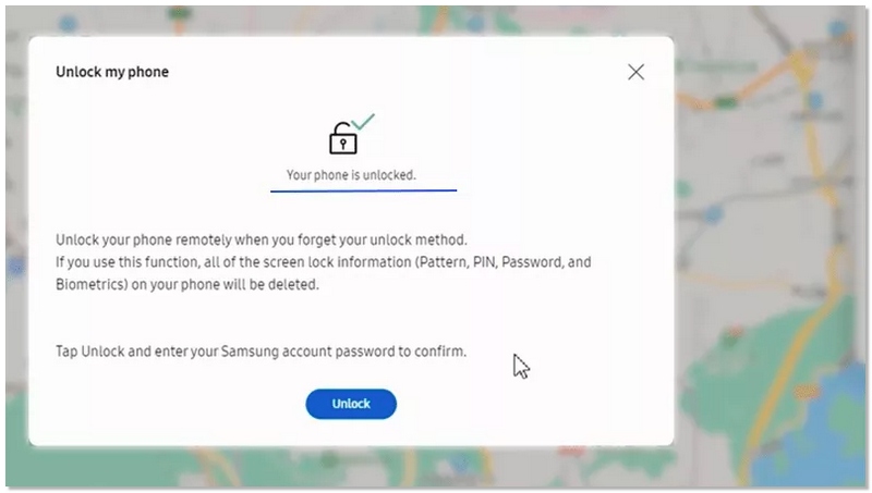 Enter Password to Unlock