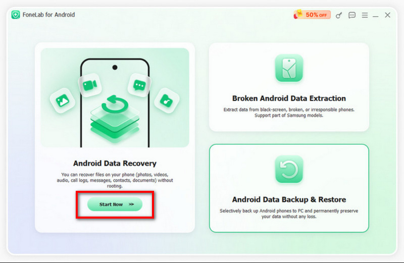 Choose Android Data Recovery