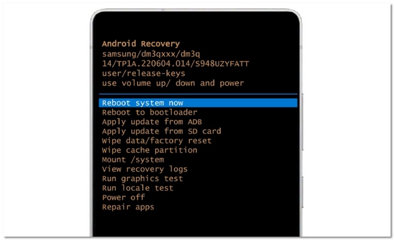 Enter Recovery Mode Samsung