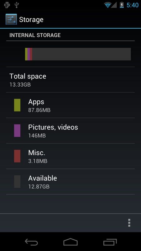 Android Storage