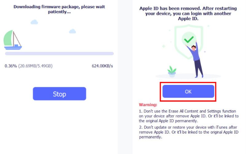 Remove Apple Id