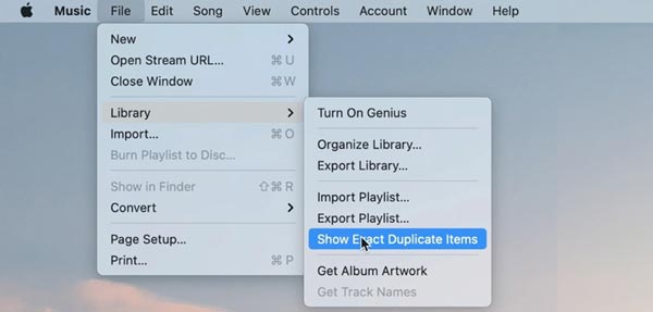 Apple Music toont exacte duplicaten