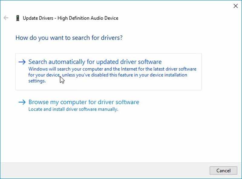 Update Driver