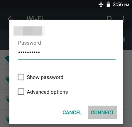 Android Wifi připojení k Uic Wifi