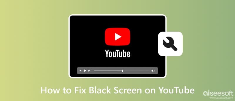 Černá obrazovka YouTube