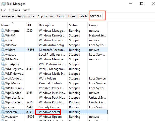 Windows Search Services