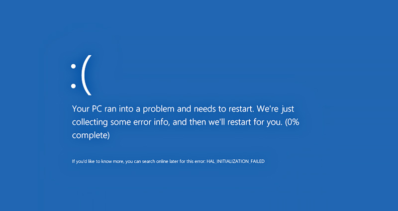 Blue Screen Of Death Error In Windows