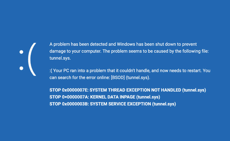 Blue Screen Stop Errors In Windows