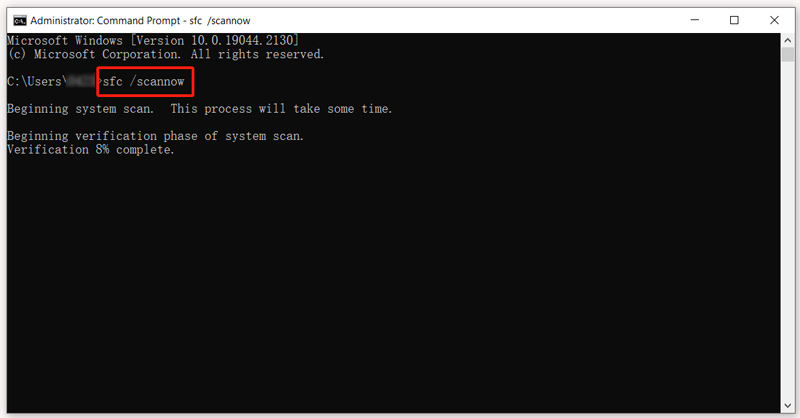Use Sfc To Scan Issues In Windows