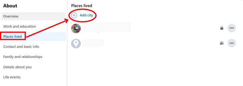 Add Current City