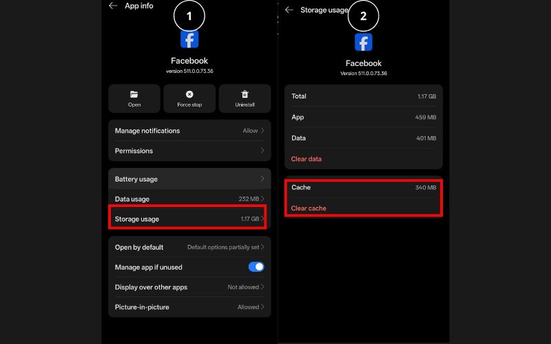 Clear Cache Data