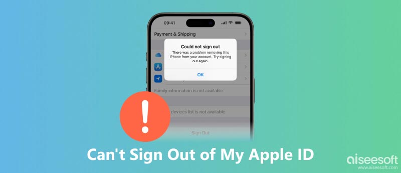 Nem lehet kijelentkezni az Apple ID-ből