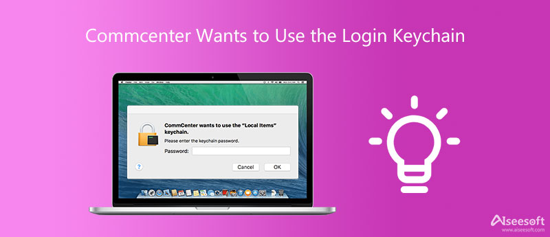CommCenter wil login-sleutelhanger gebruiken