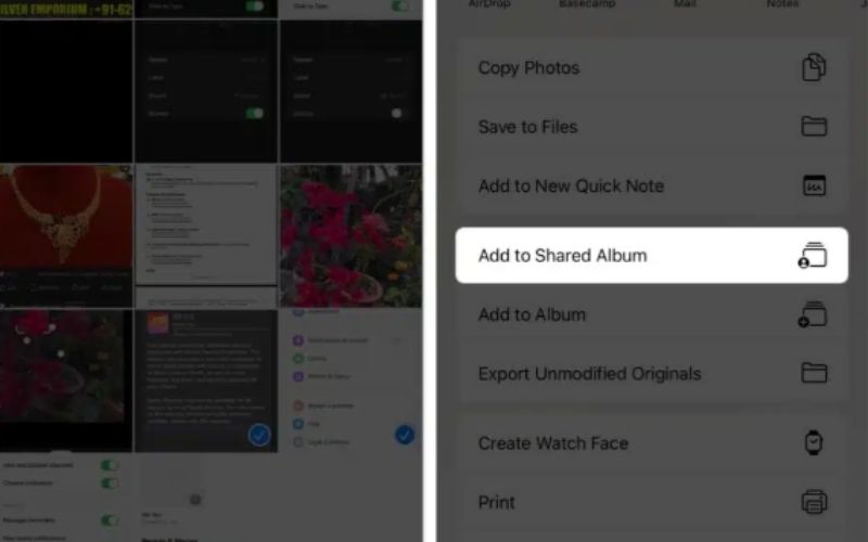 Create Shared Album