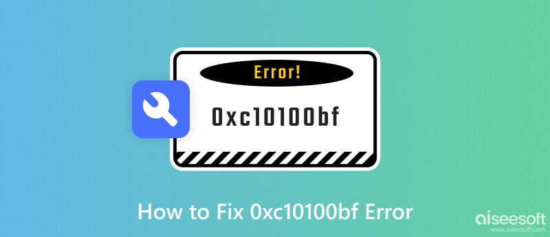 Fel 0xc10100bf Reparation