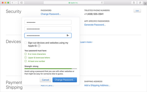 Reset Password