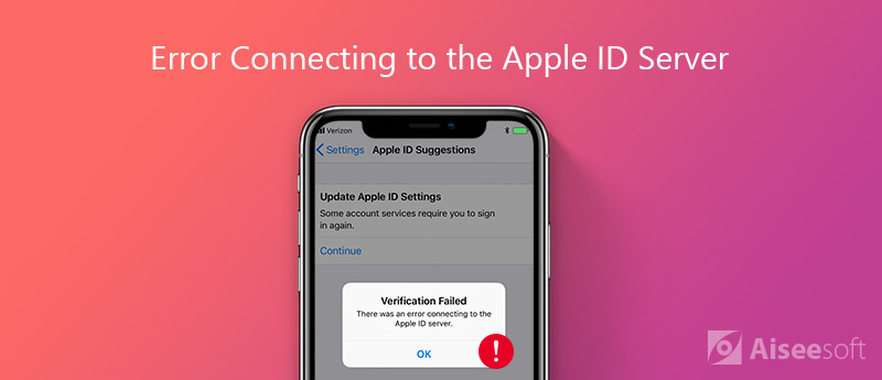 Napraw błąd podczas łączenia z serwerem Apple ID