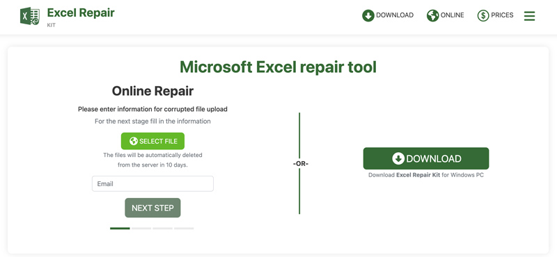 Microsoft Excel Repair Tool Online Repair