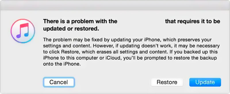 Obnovení továrního nastavení iPadu bez hesla Režim obnovení iTunes