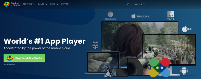 Download BlueStacks on PC