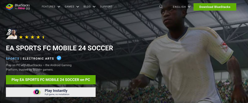 Spela FIFA Mobile Football på PC med BlueStacks