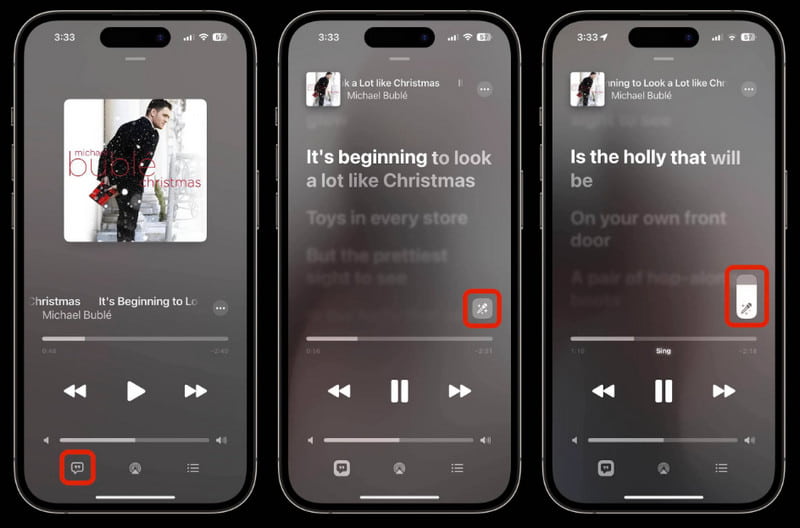 Az Apple Music Sing használata